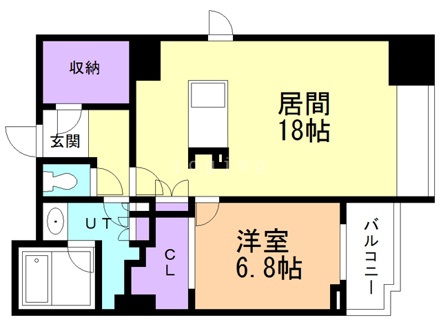 プライムメゾン大通公園の間取り