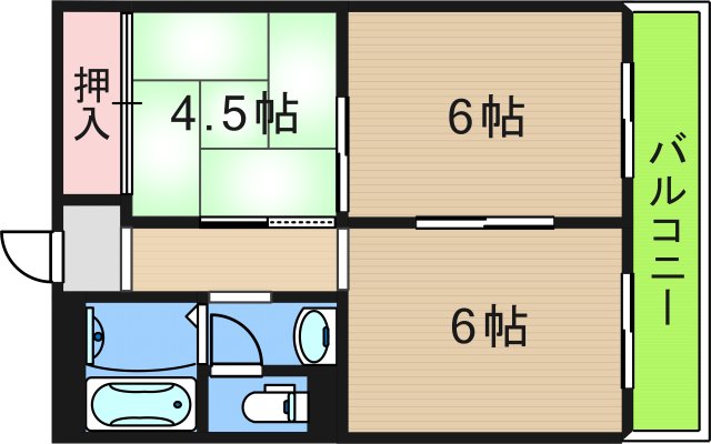 グランドマンション玉出の間取り