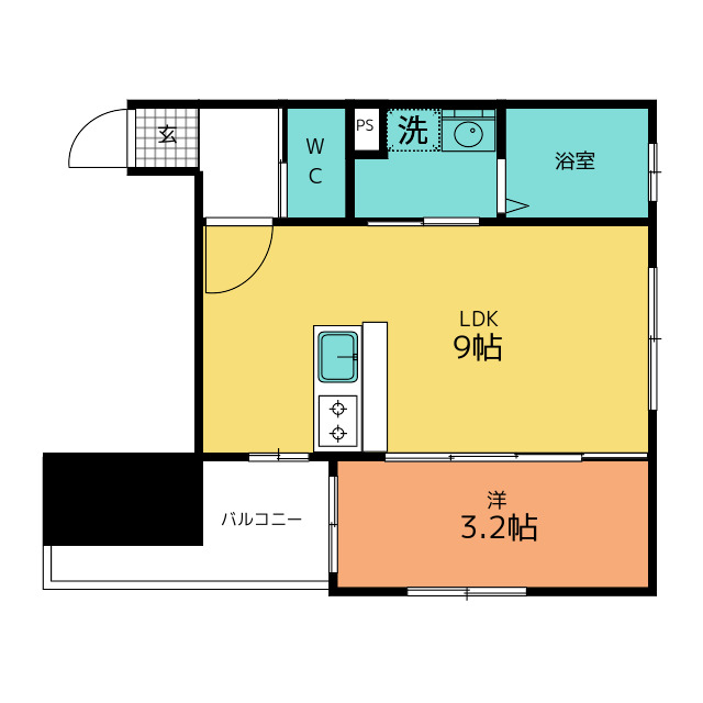 アールズマンション花田の間取り