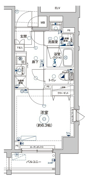 【Le a横濱ウエストステージの間取り】