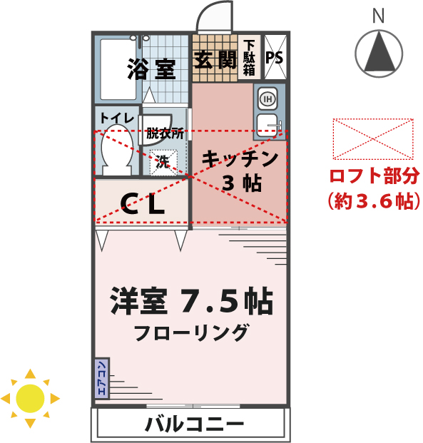 【メゾン小塚の間取り】