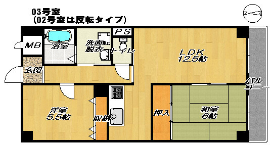 サンクレール鴻池の間取り