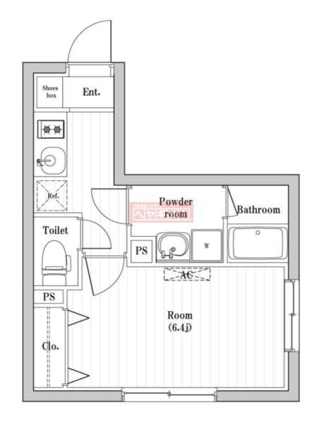 コンポジット渋谷本町の間取り