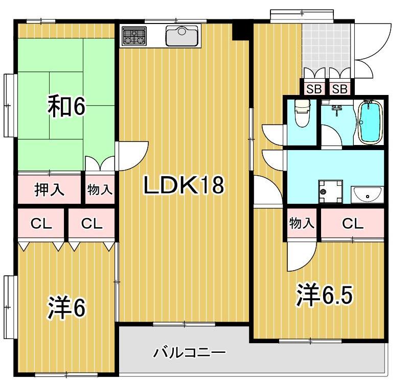 サニーオオムラの間取り