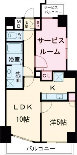 ラフィスタ墨田５丁目IIの間取り