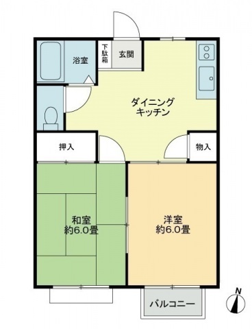 【フォブールホロニックＡの間取り】