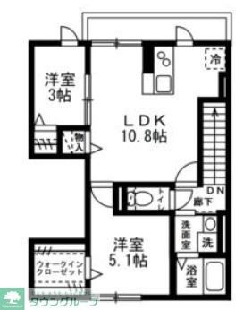 綾瀬市寺尾南のアパートの間取り