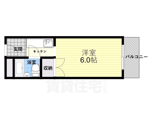 KSレジデンス箕面坊島の間取り