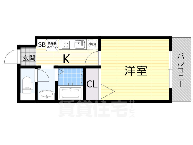 堺市堺区浅香山町のマンションの間取り