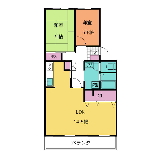 グレイス茶屋ヶ坂駅前の間取り