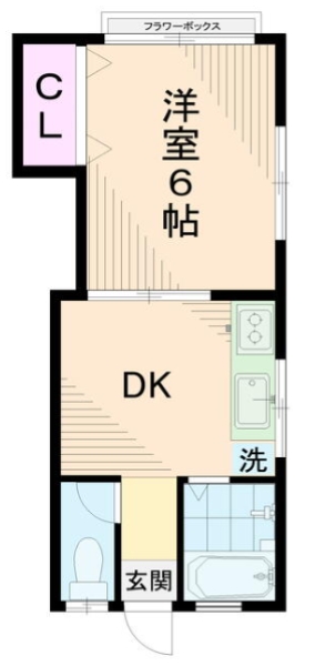 アパート高橋の間取り