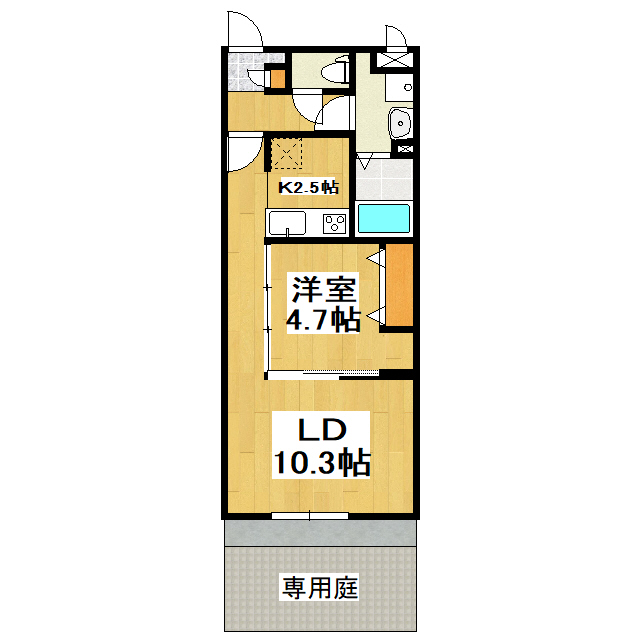 リブリ・ＨＡＮＡ　２０１２の間取り