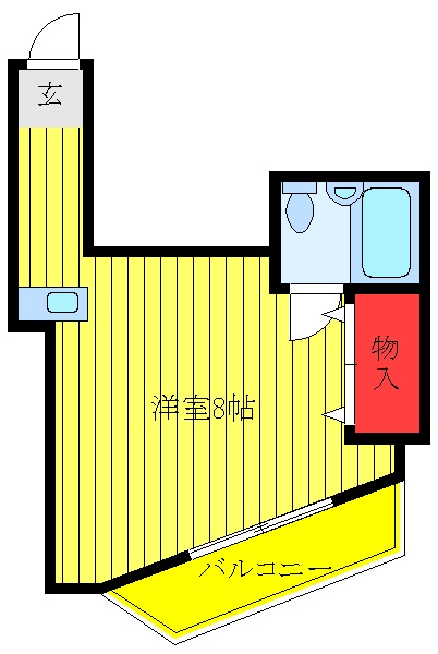 豊島区上池袋のマンションの間取り