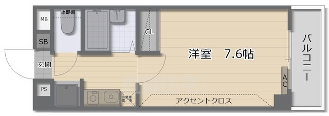 ヴィーブル三国ヶ丘の間取り