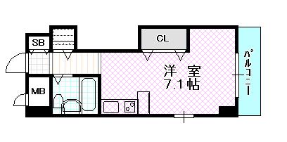 グランデール蒲生の間取り