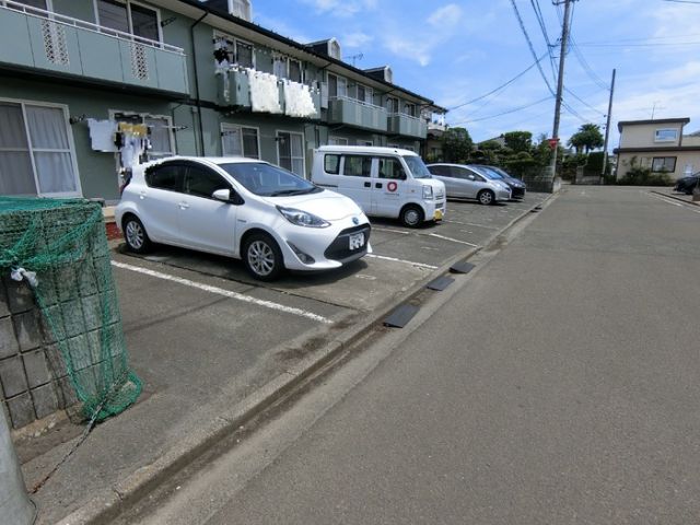 【仙台市太白区柳生のアパートのエントランス】