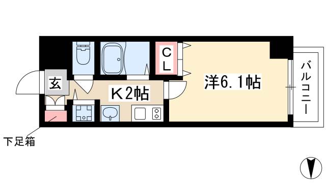 プレサンス泉セレグレードの間取り