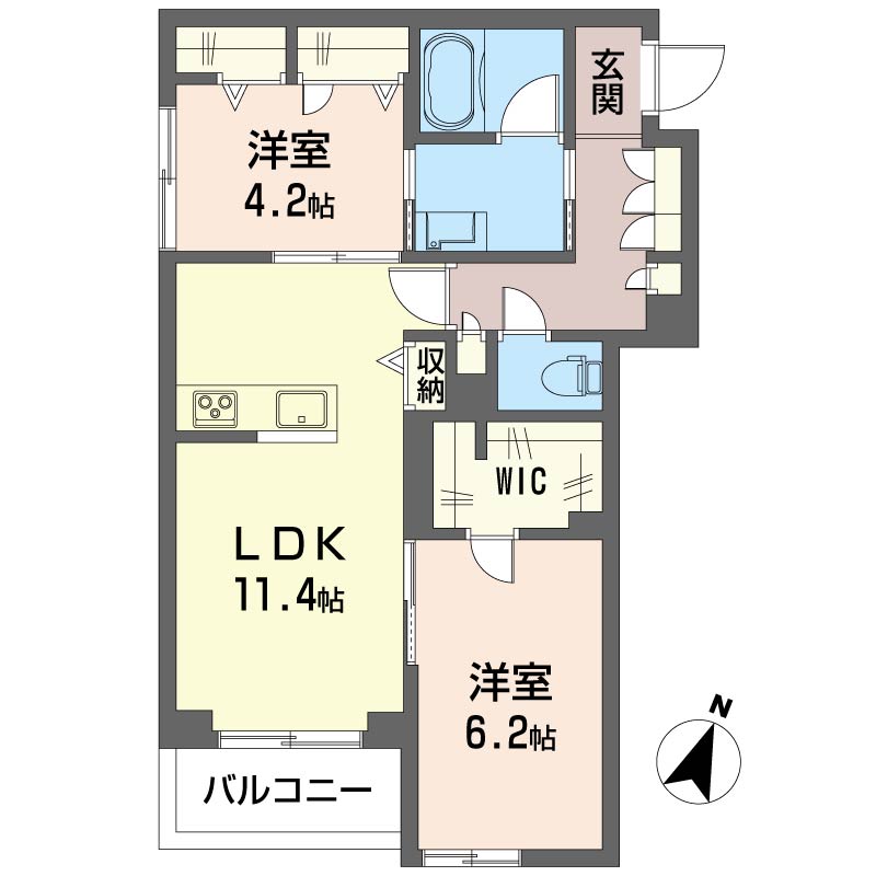 リラフォート　K.の間取り