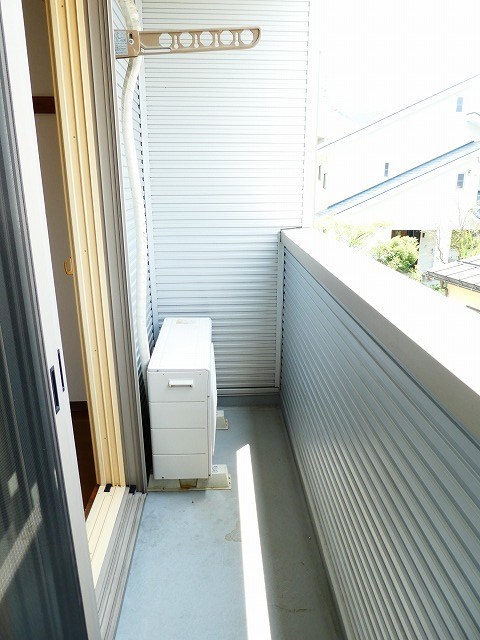 バルコニー　写真は201号室です。（参考）