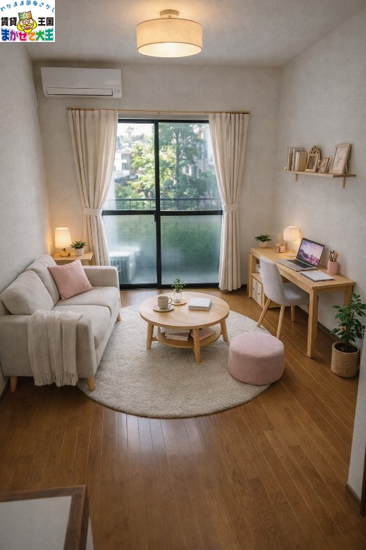 居室・リビング　家具・インテリアはＣＧです