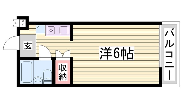 コスモメイト鈴蘭西_間取り_0