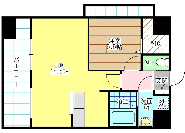 エンクレスト博多EAST PARKの間取り