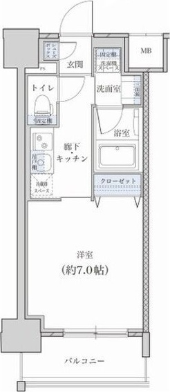 レジデンス東別院スクエアIIの間取り写真