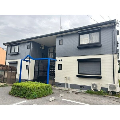 建物外観　光ネット無料。軽量鉄骨造。