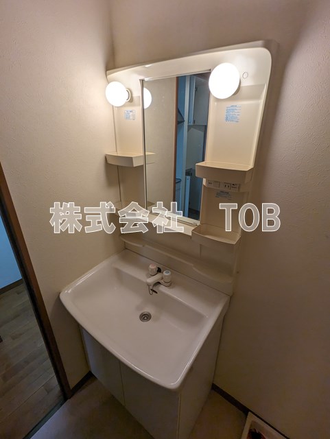 洗面設備　※クリーニング中の撮影※