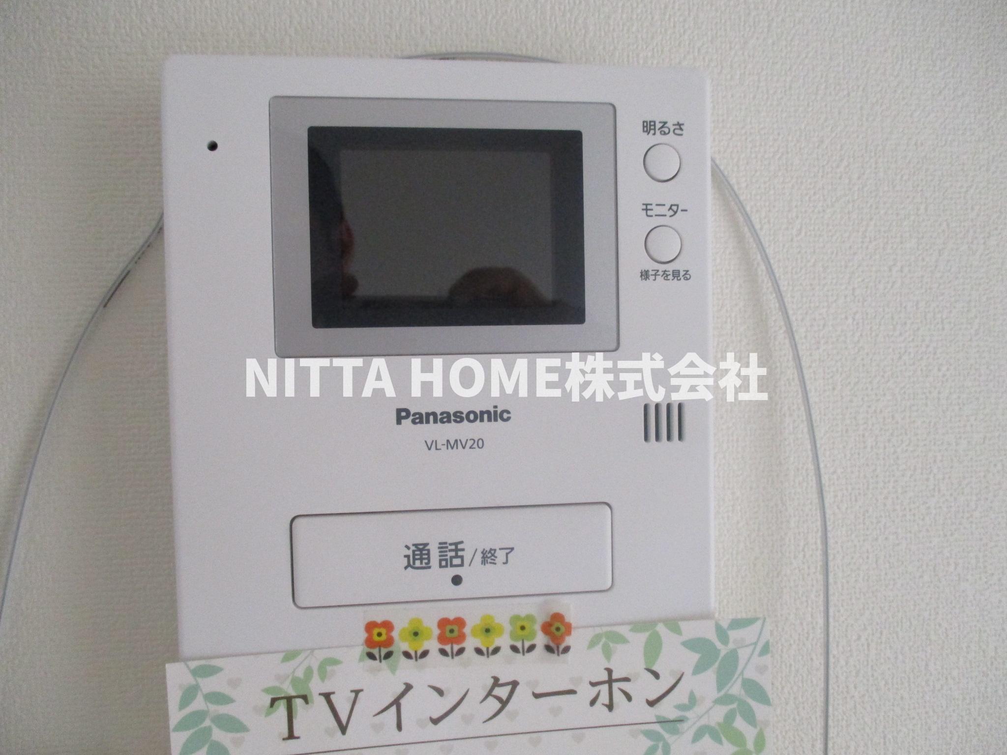 セキュリティ　ＴＶインターホン完備で女性の方にも安心◎