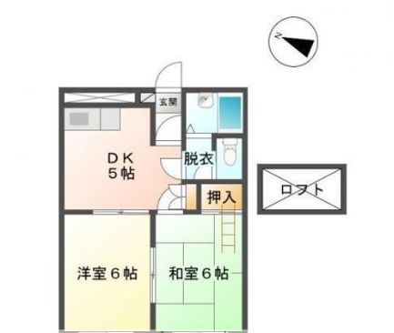 クレール宮崎の間取り写真