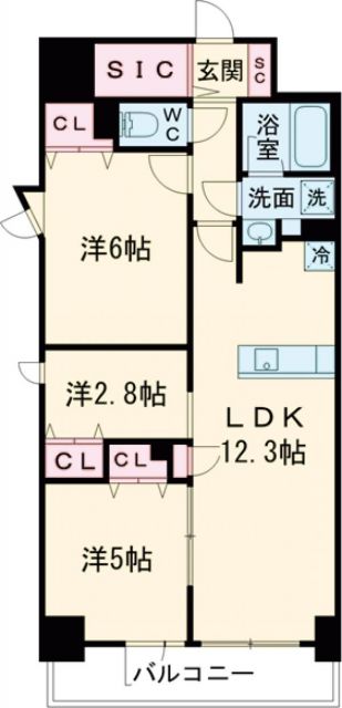 CLASSEUM高崎の間取り写真