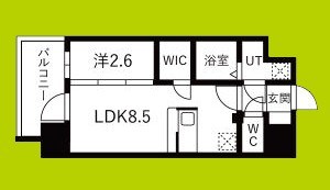 ArtizA都島の間取り写真