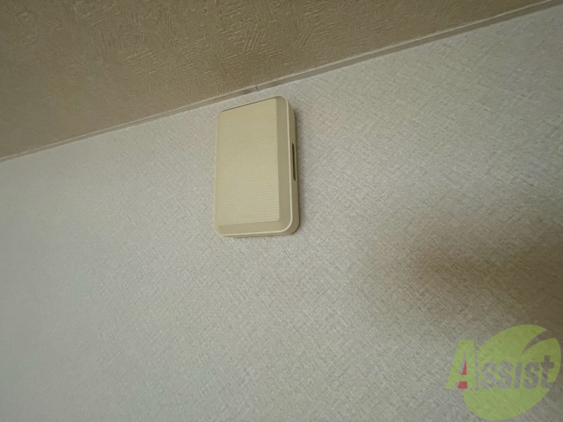 セキュリティ　来客時にはこちらのチャイムが鳴りますよ。