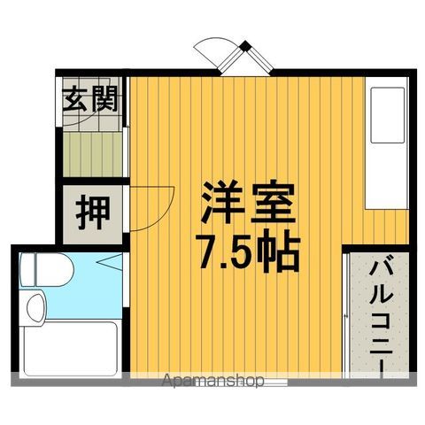 阪急宝塚線 庄内駅 徒歩6分 3階建 築38年の間取り写真