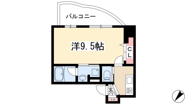 カノン大須の間取り写真