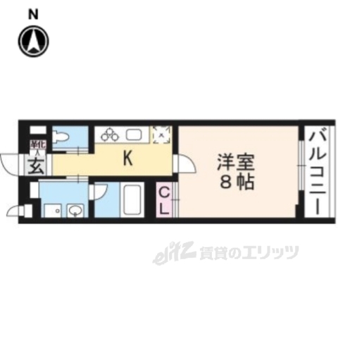ロゼッタ北山の間取り写真