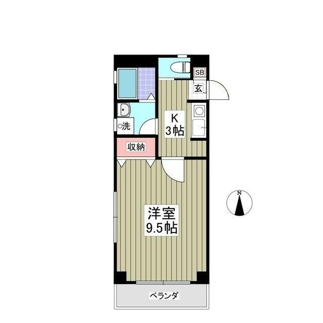 ヴィラ秋田の間取り写真