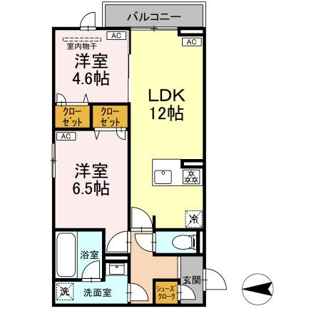 セレスティア西寺尾 1の間取り写真