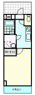 ウエスト7泉の間取り写真