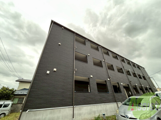 建物外観　多賀城市山王字西町浦９７「メリディアン多賀城山王　参番館」