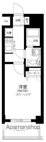 ＪＲ京葉線 潮見駅 徒歩7分 9階建 築21年の間取り写真