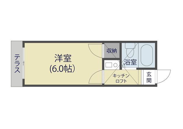 M&Kハイツの間取り写真