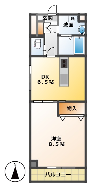 セントセシルの間取り