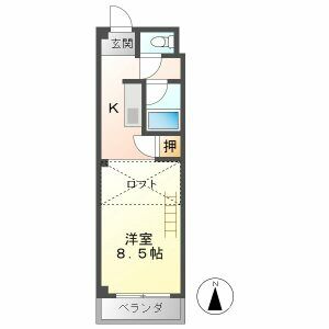 エストゥディオM Aの間取り