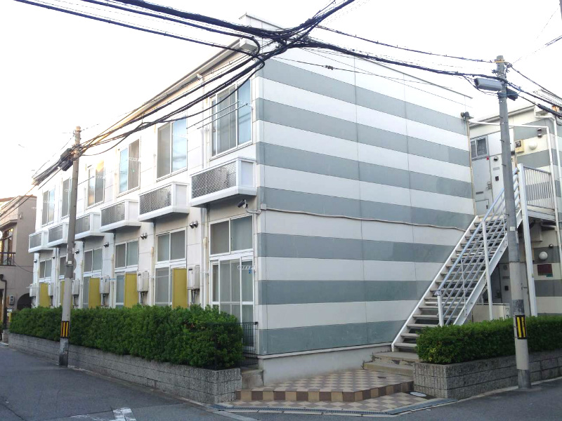 大阪市阿倍野区昭和町のアパートの建物外観