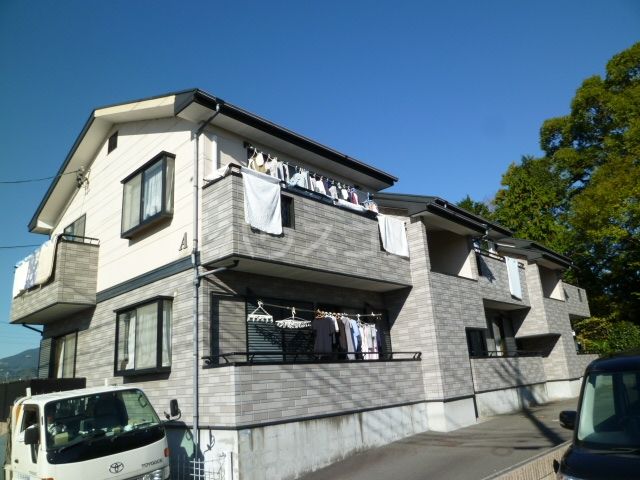 静岡市葵区古庄のアパートの建物外観