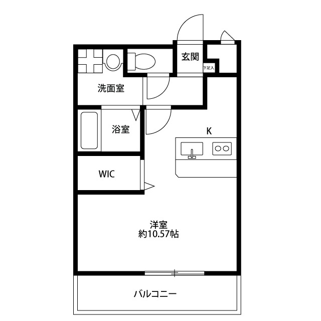 河内長野市東片添町のアパートの間取り