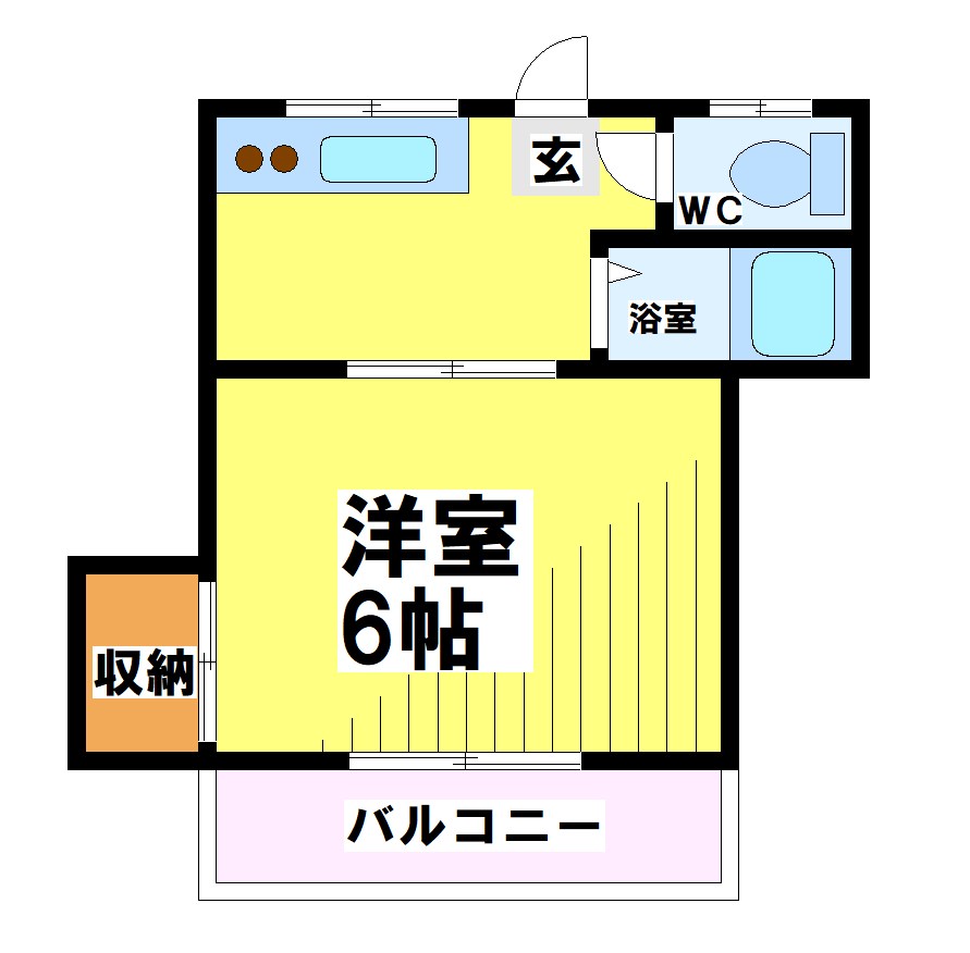 東京都府中市白糸台６（アパート）の賃貸物件の間取り