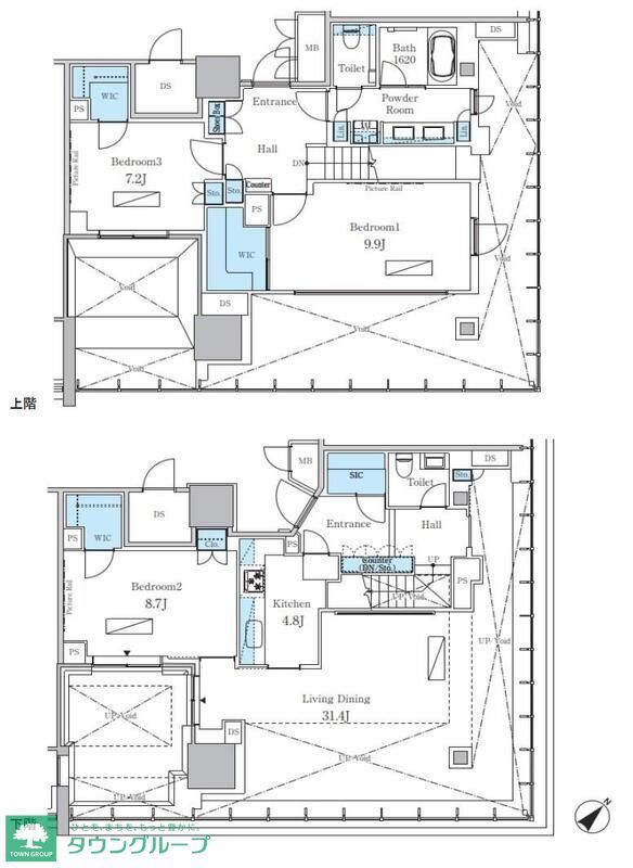 【中央区晴海のマンションの間取り】